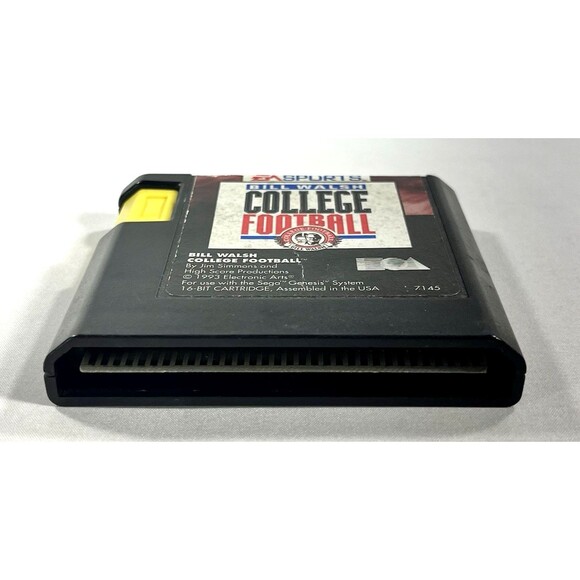 Bill Walsh College Football Sega Genesis EA Sports 1993 Cartridge Only Tested - Picture 5 of 6